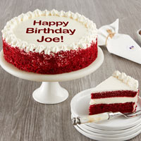 Product Personalized Red Velvet Chocolate Cake Purchased by Reviewer